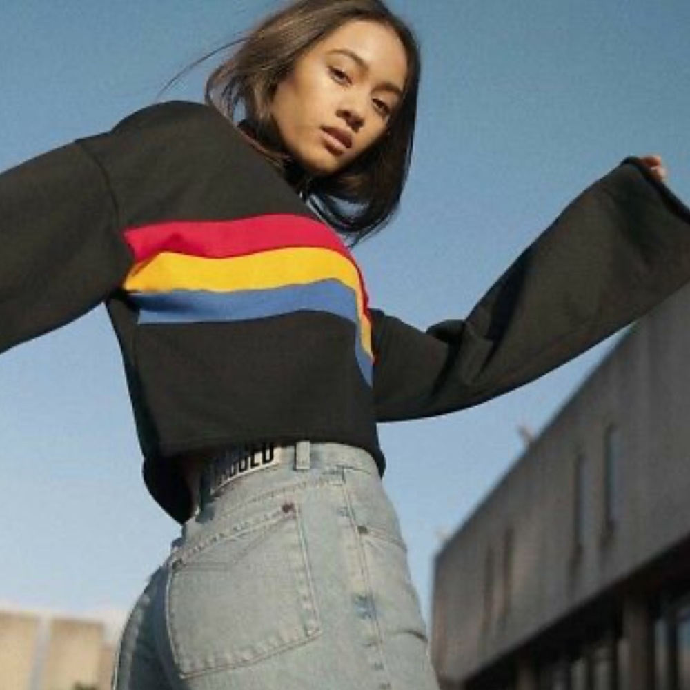 BNWOT ragged priest cropped sweater 🌈